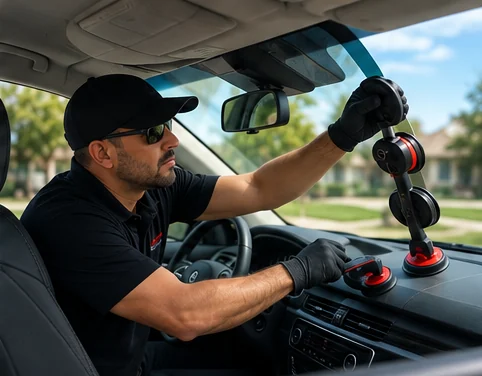 Mobile windshield replacement at your location